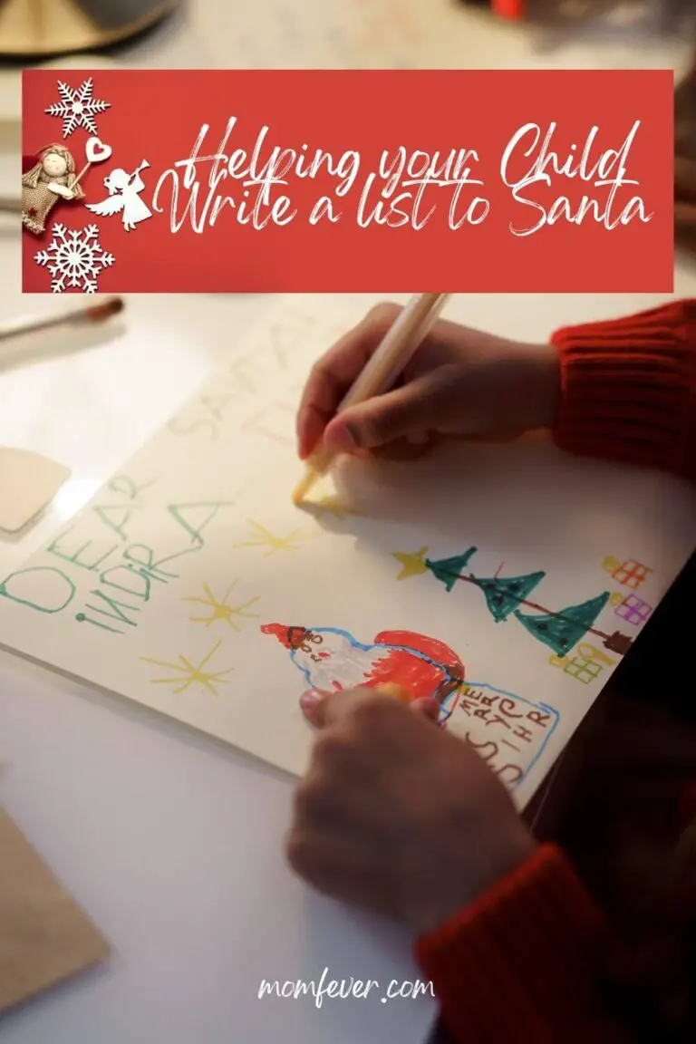 Helping your Child Write the List to Santa